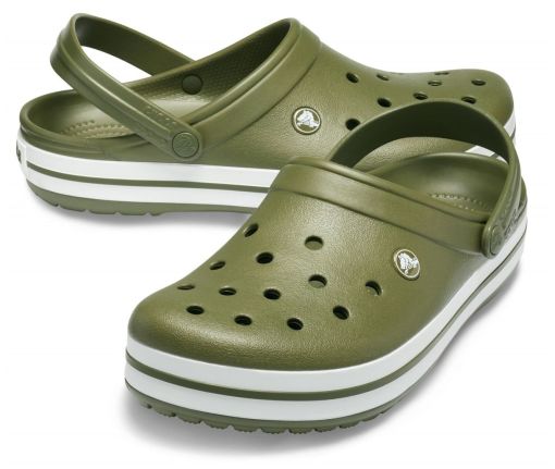 Kroksy_kupit_Sabo_Crocs_Crocband_Army_Green_White_ukraina_magazin_diada